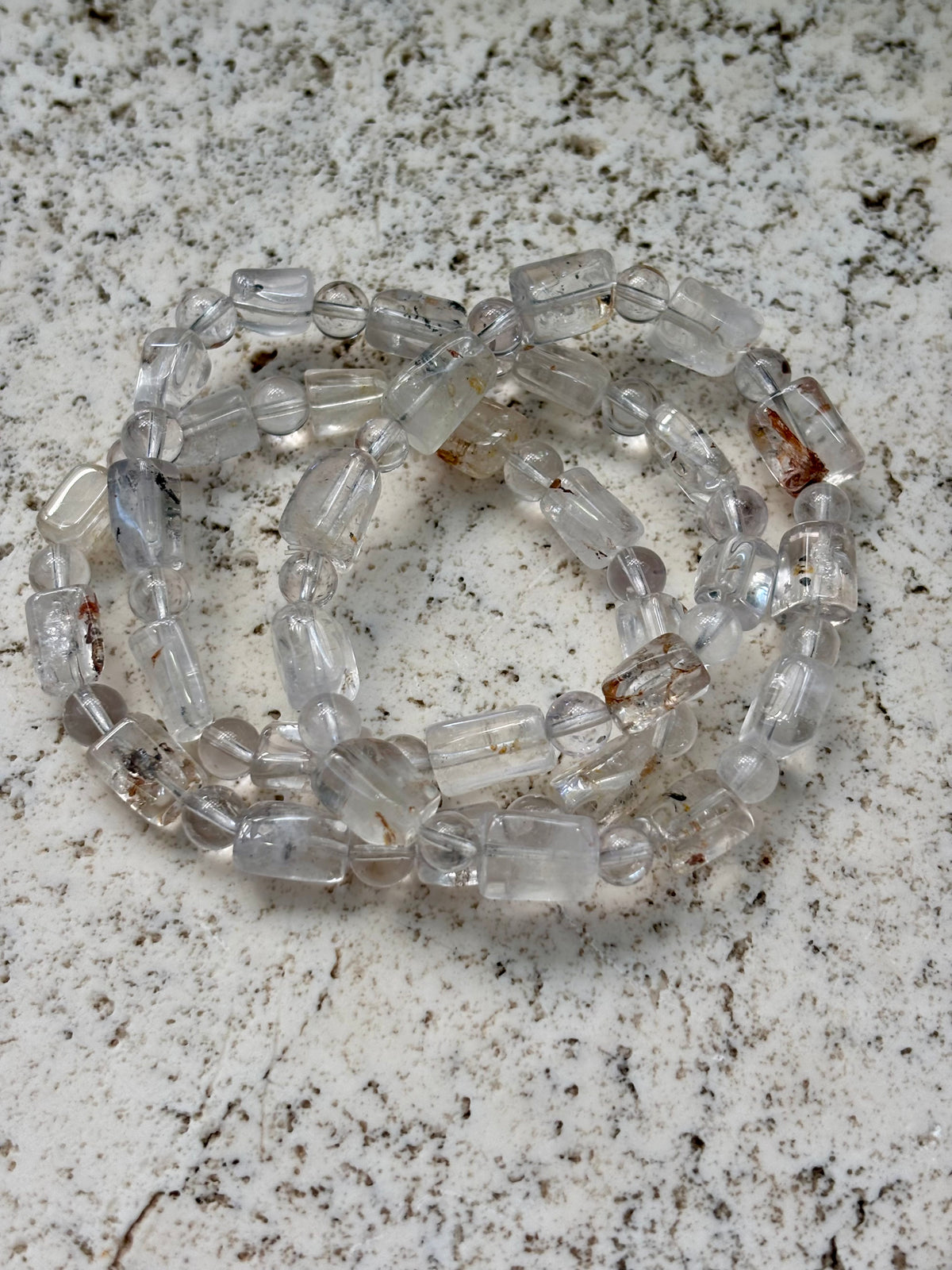 Oil Herkimer Diamond Bracelet