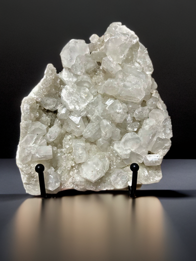 Clear Quartz Raw Specimen with Stand