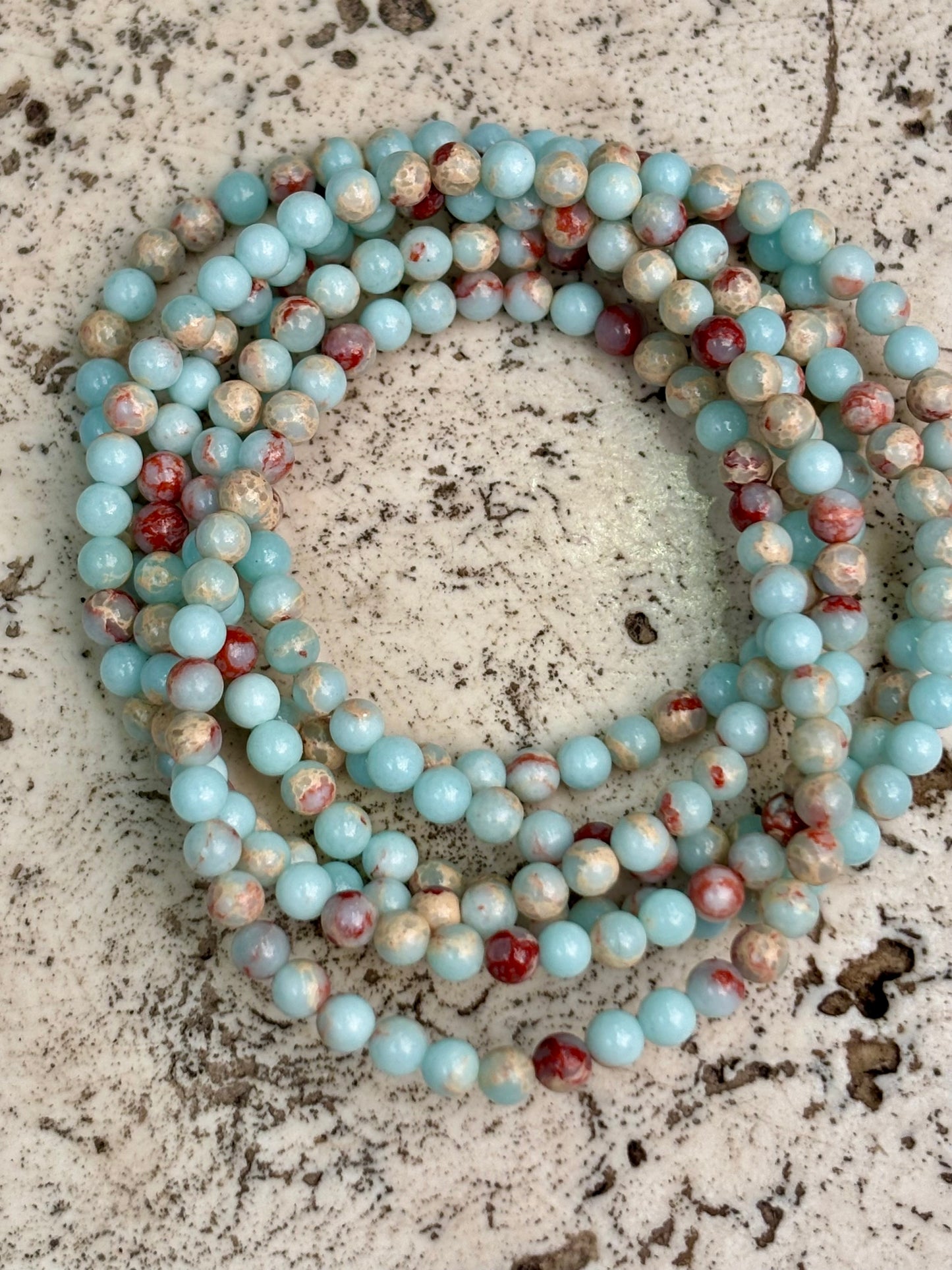 4mm Shoushan Jade Bracelet
