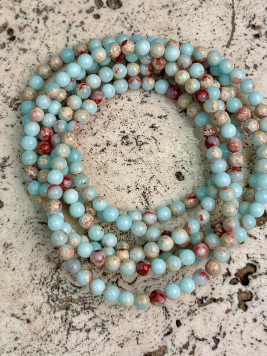 4mm Shoushan Jade Bracelet