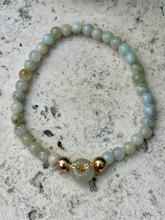5mm Jadeite with Donut Bracelet