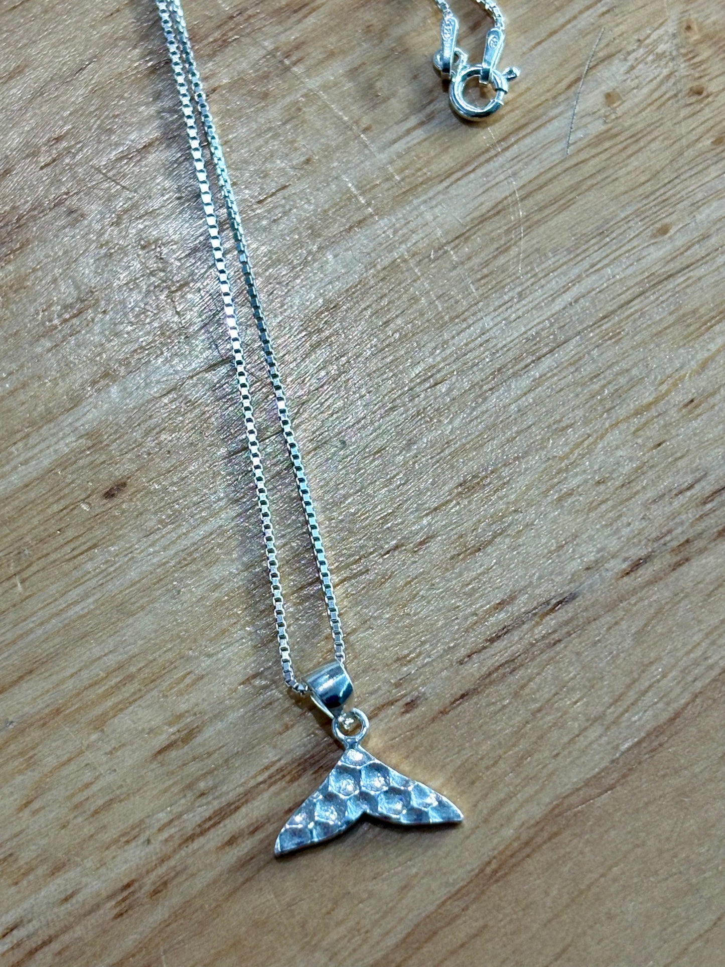 S925 Whale Tail Necklace