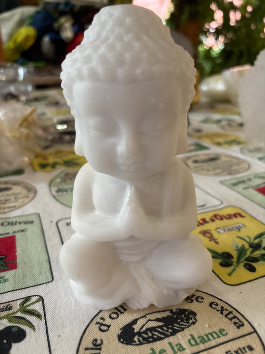 White Jade Buddha L