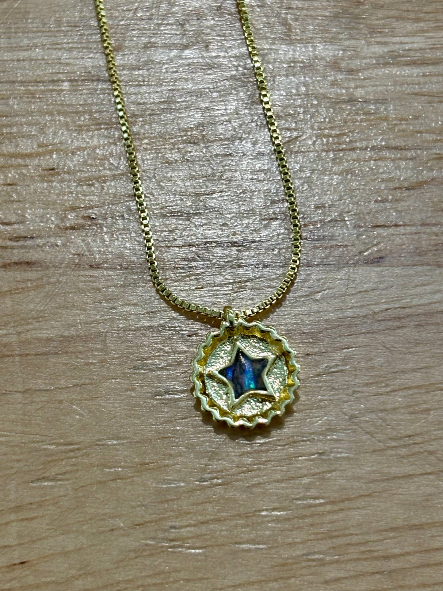 18kCopper Star Necklace