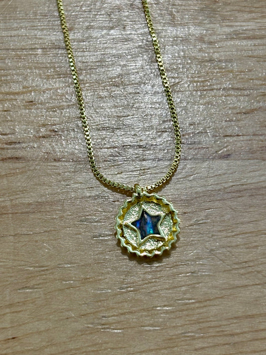 18kCopper Star Necklace