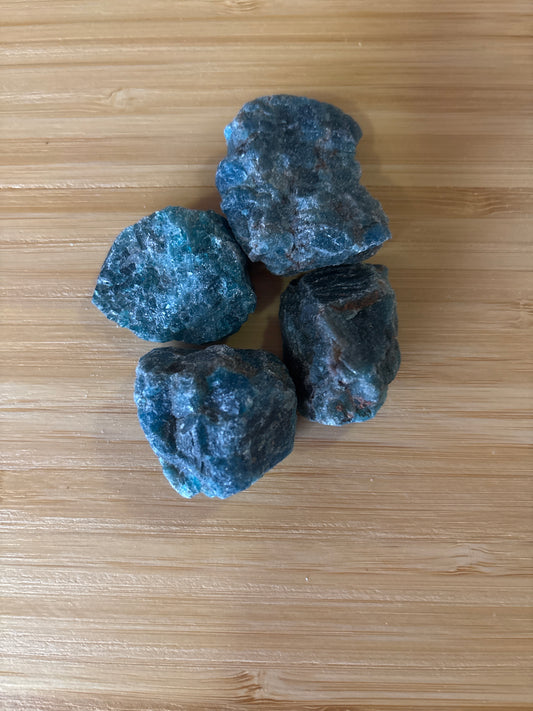 Raw Blue Apatite