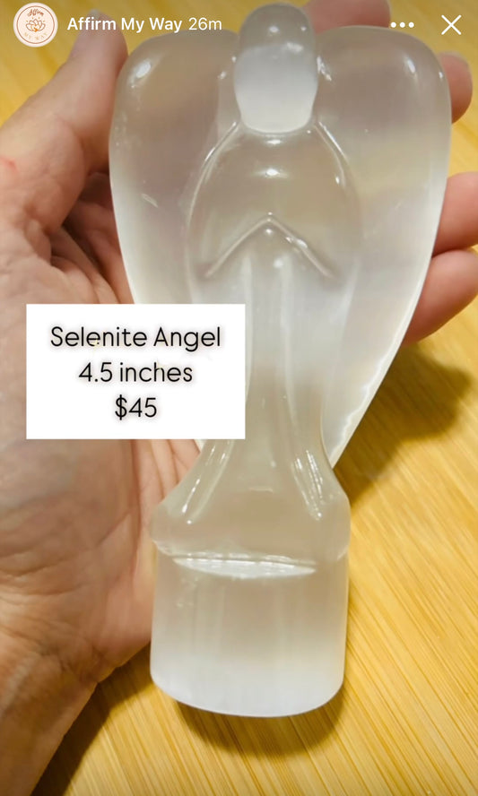 Selenite Angel 4