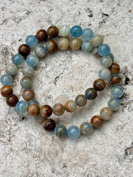 8mm Blue Onyx Bracelet