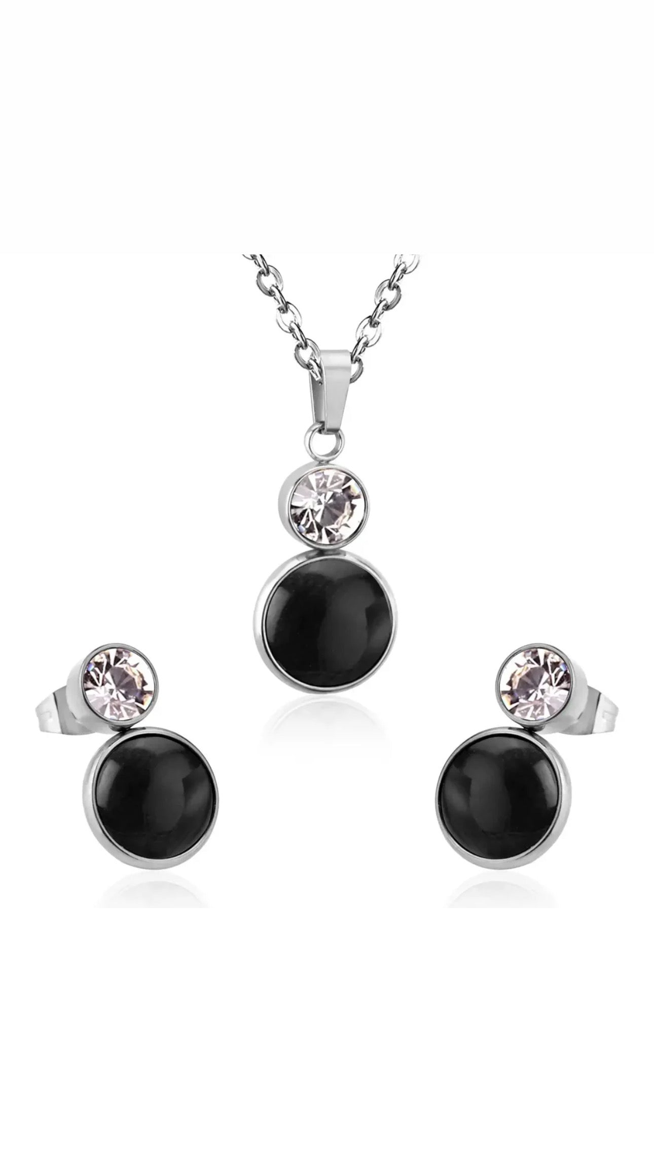 SS Obsidian CZ Set