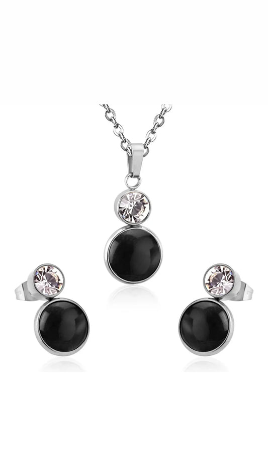 SS Obsidian CZ Set