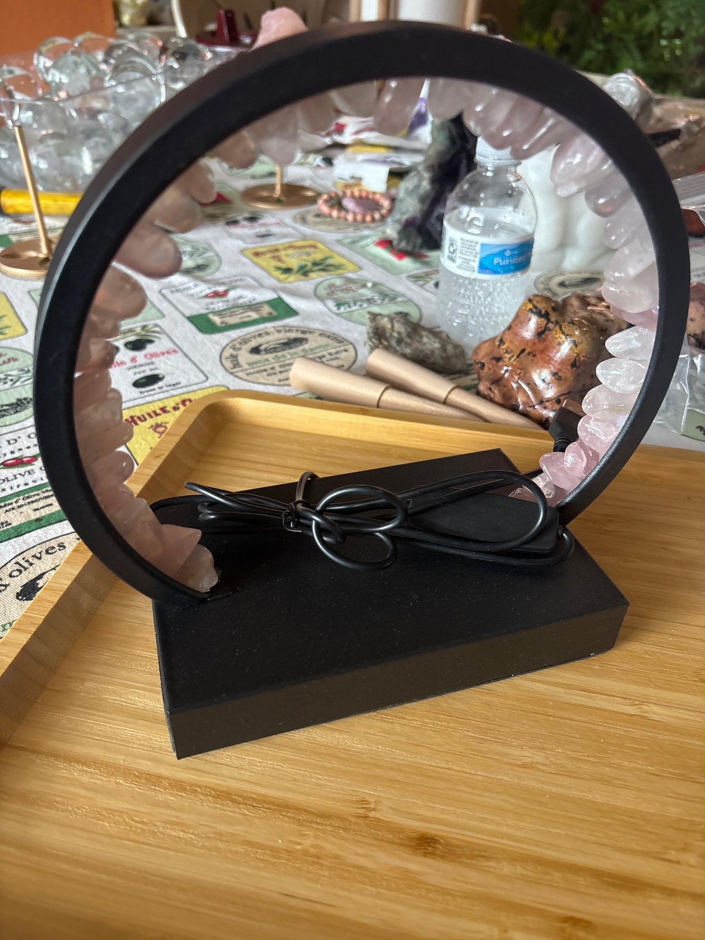 Rose Quartz Lamp