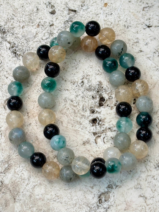 8mm Escudo de Abundancia Bracelet