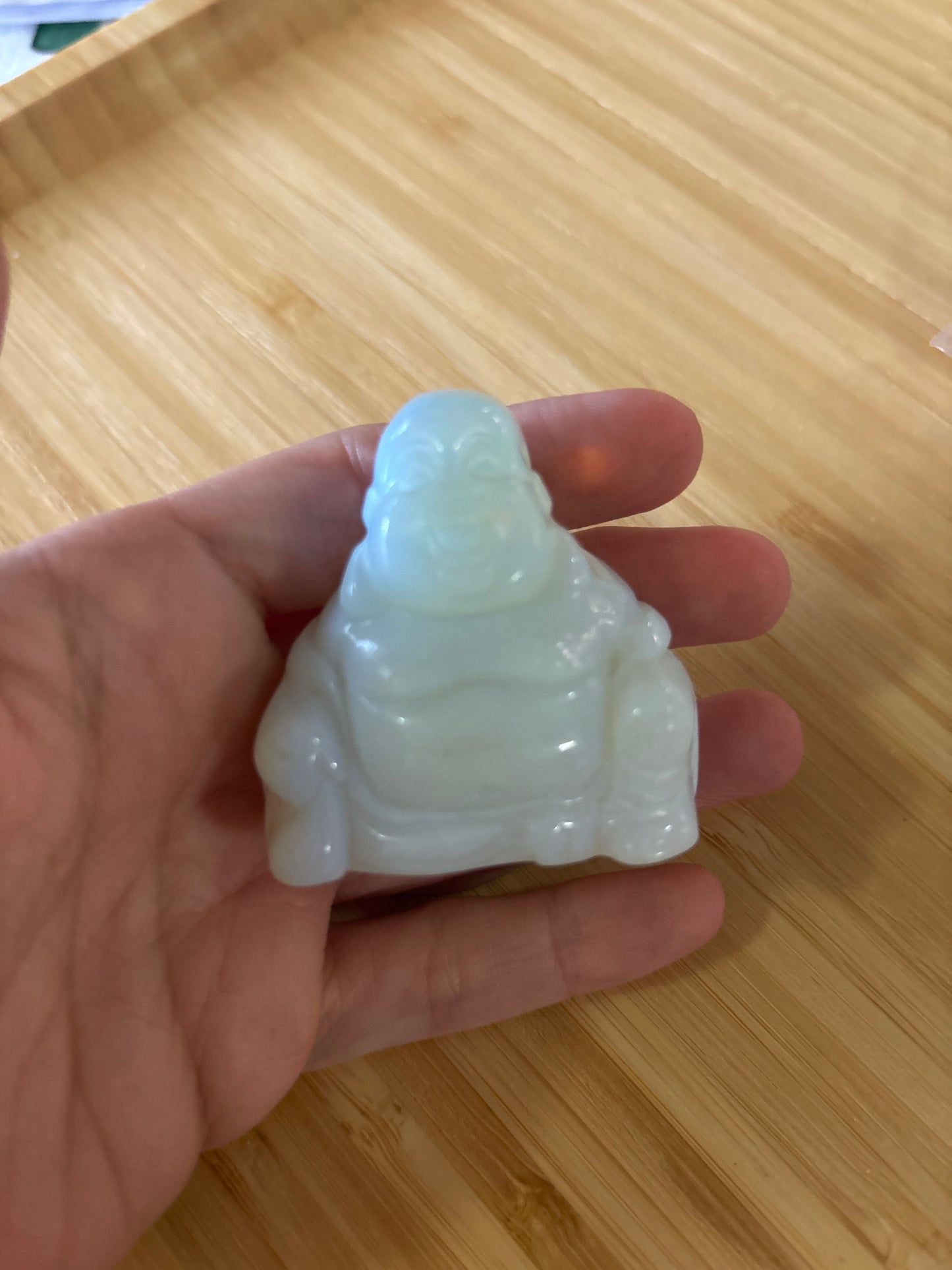 Opalite Smiling Buddha