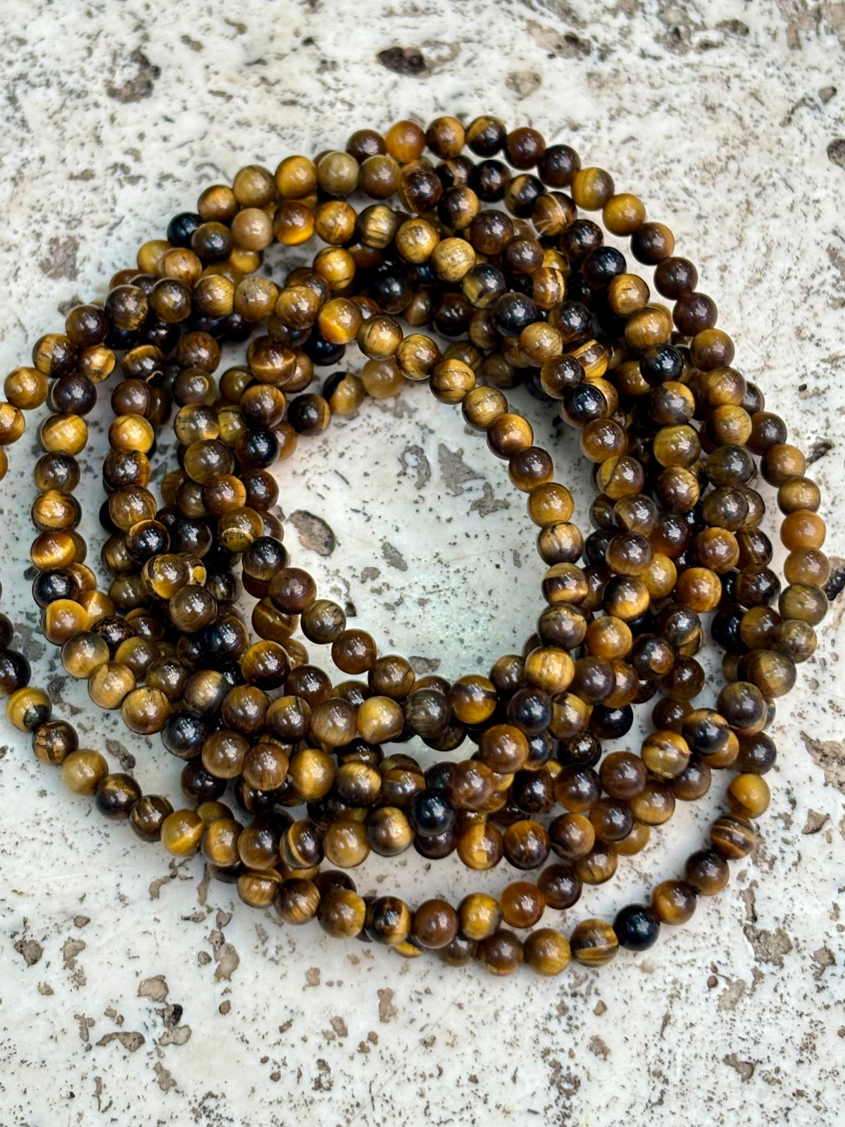 4mm Tiger Eye Bracelet