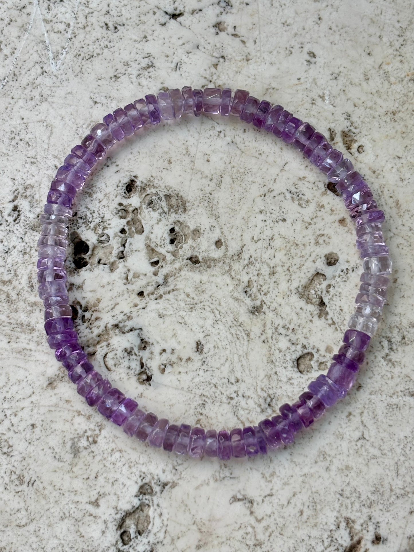 Faceted AAA+ Amethyst Bracelet