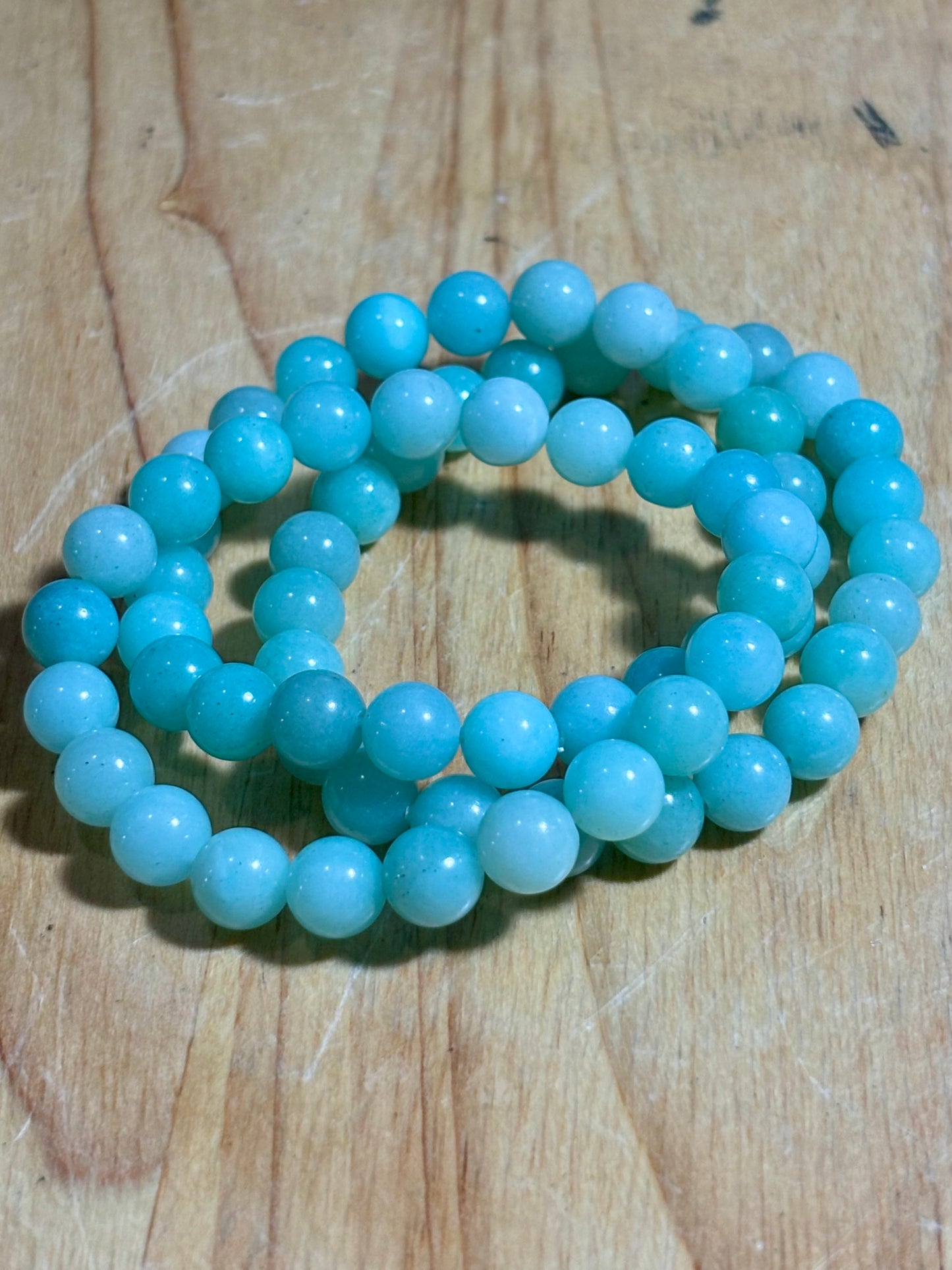 8mm Peruvian Amazonite Bracelet