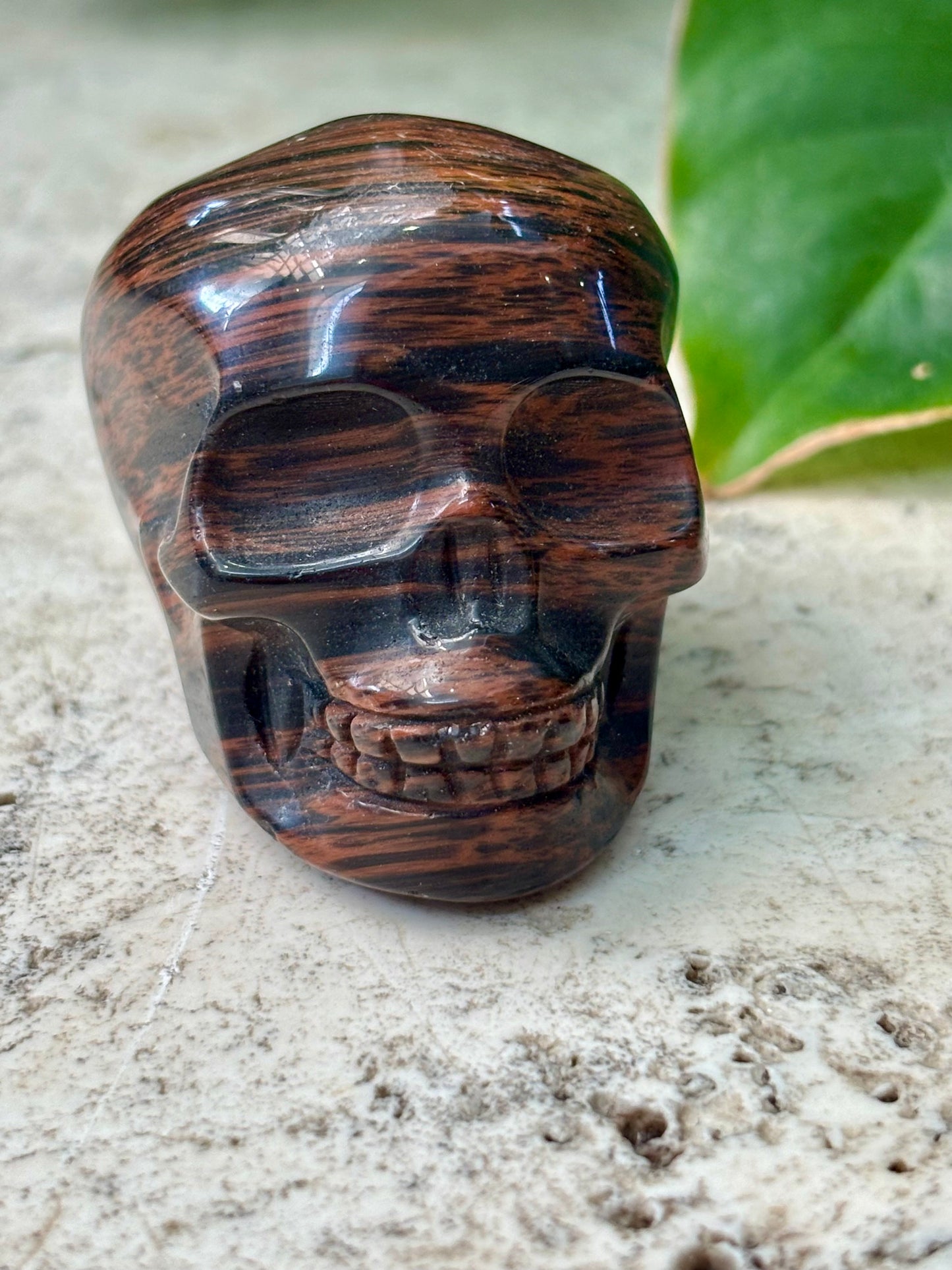 Red Obsidian Skull