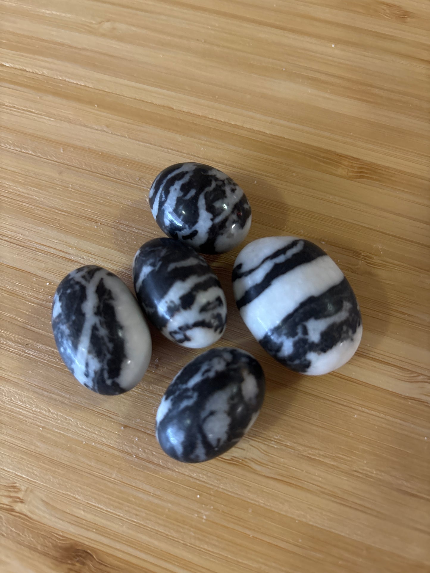 Zebra Jasper Tumble