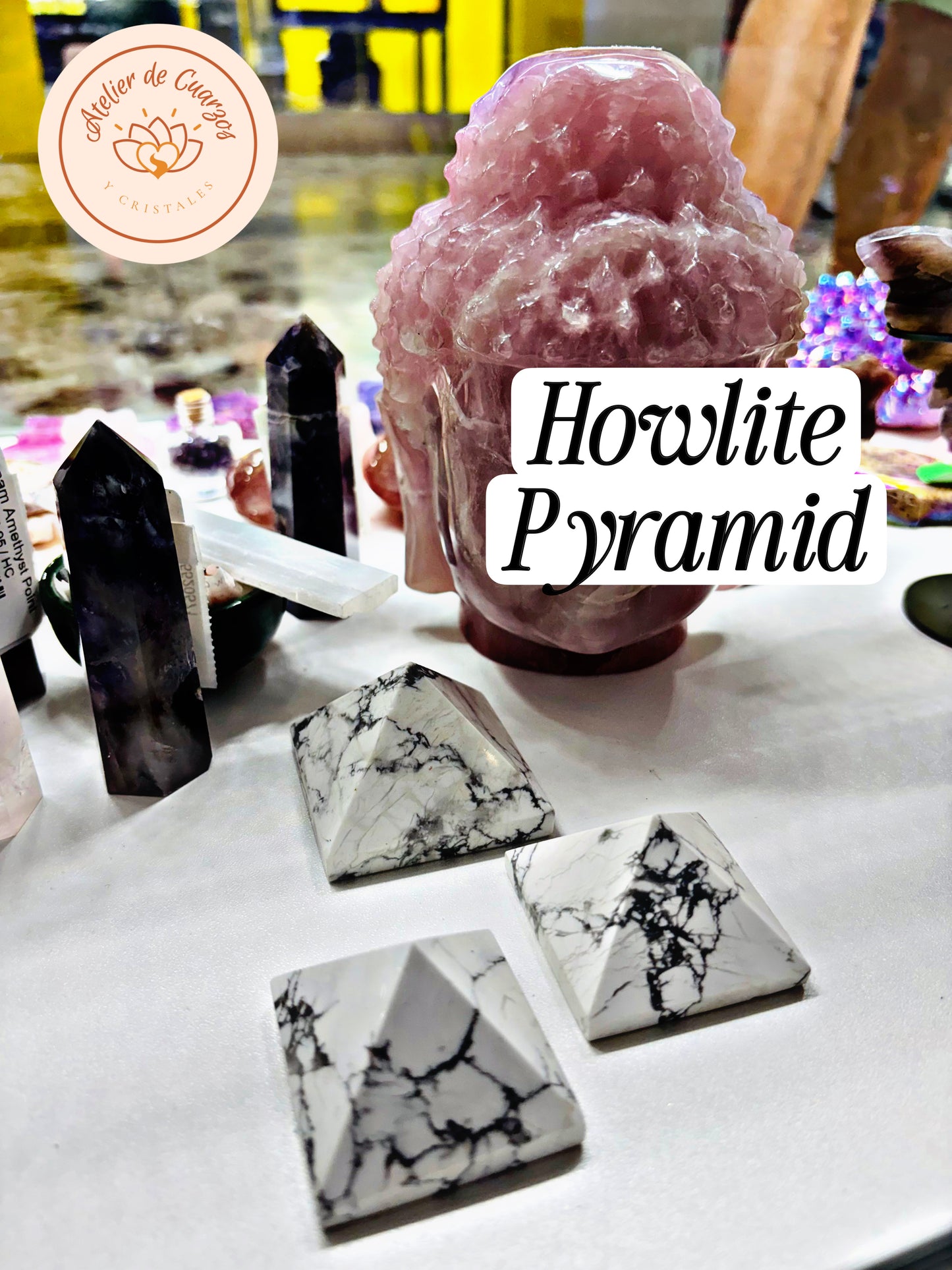 Howlite Pyramid