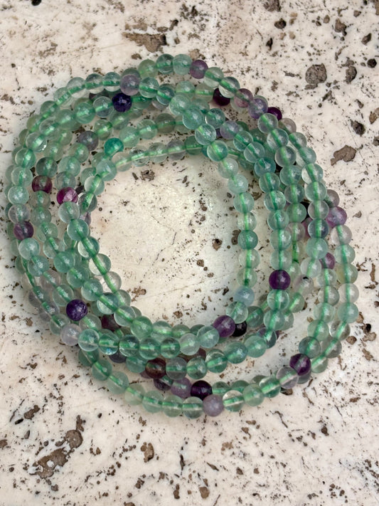4mm Fluorite Bracelet