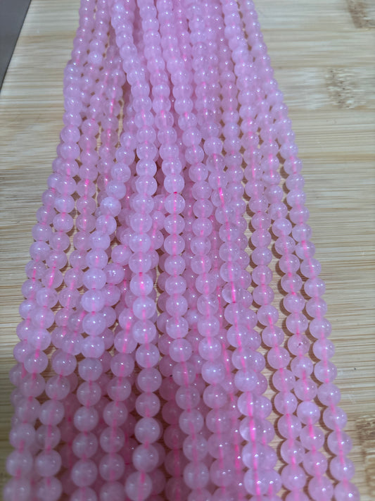 6mm Rose Quartz Bead Strand