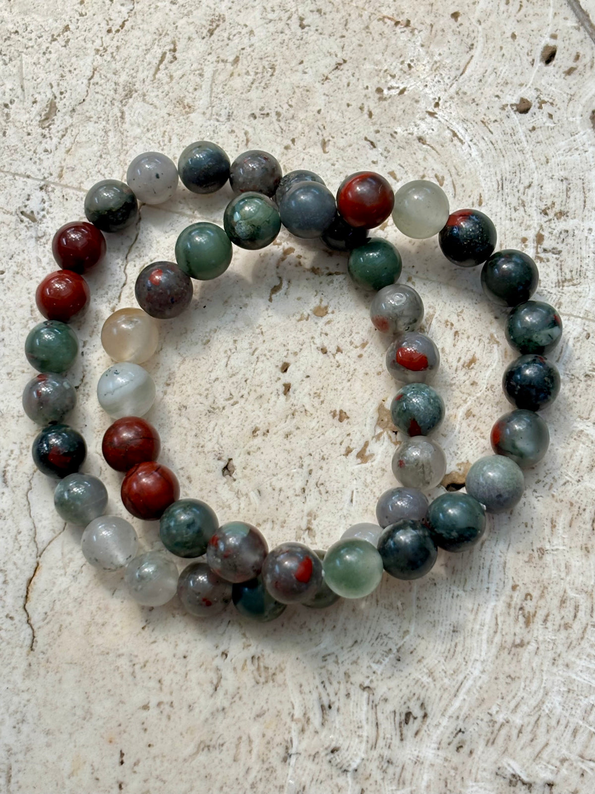 8mm Bloodstone Bracelet