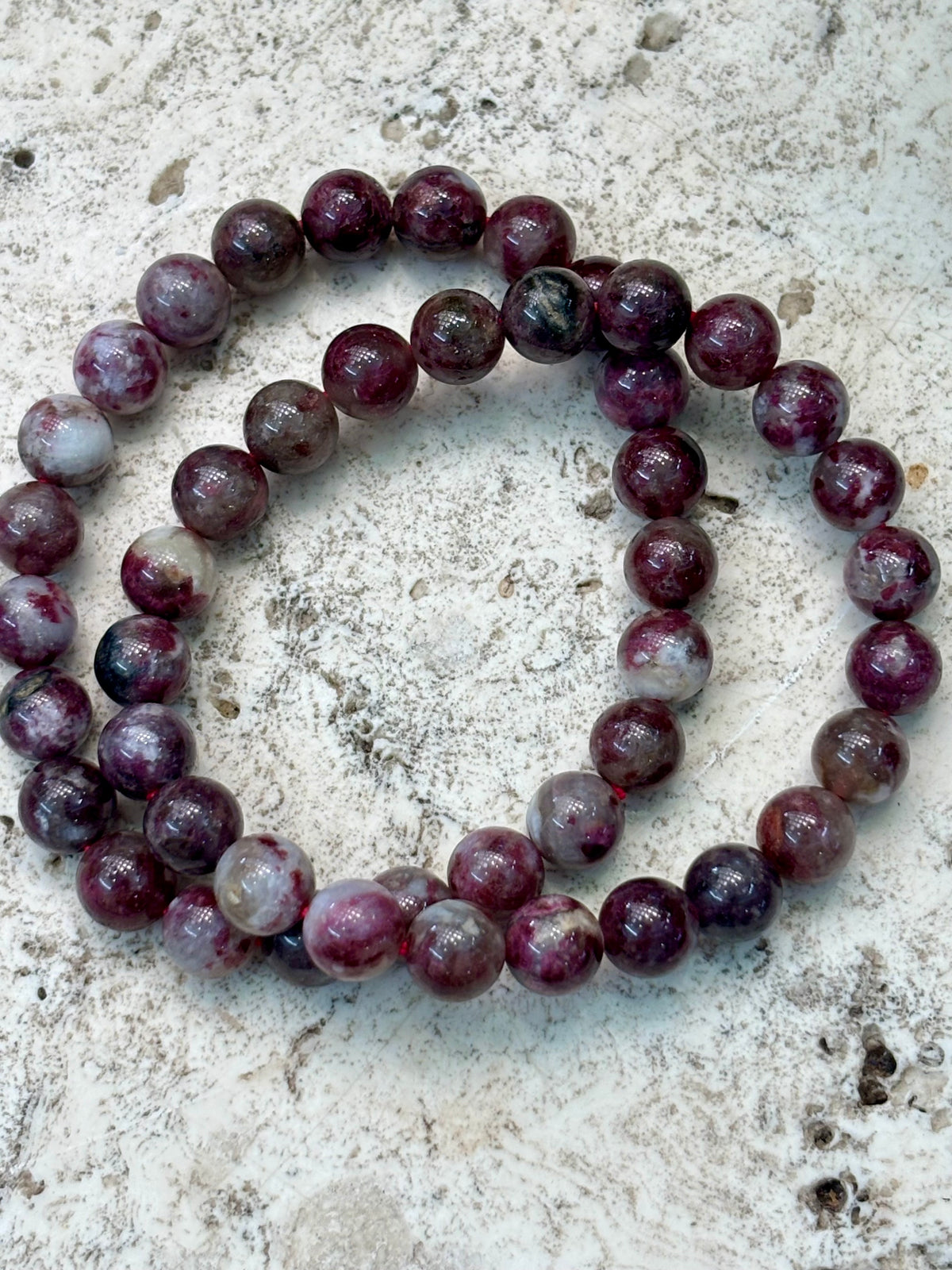 8mm Pink Tourmaline Bracelet