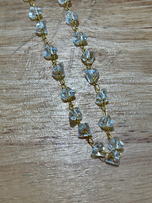 SS Glass Necklace