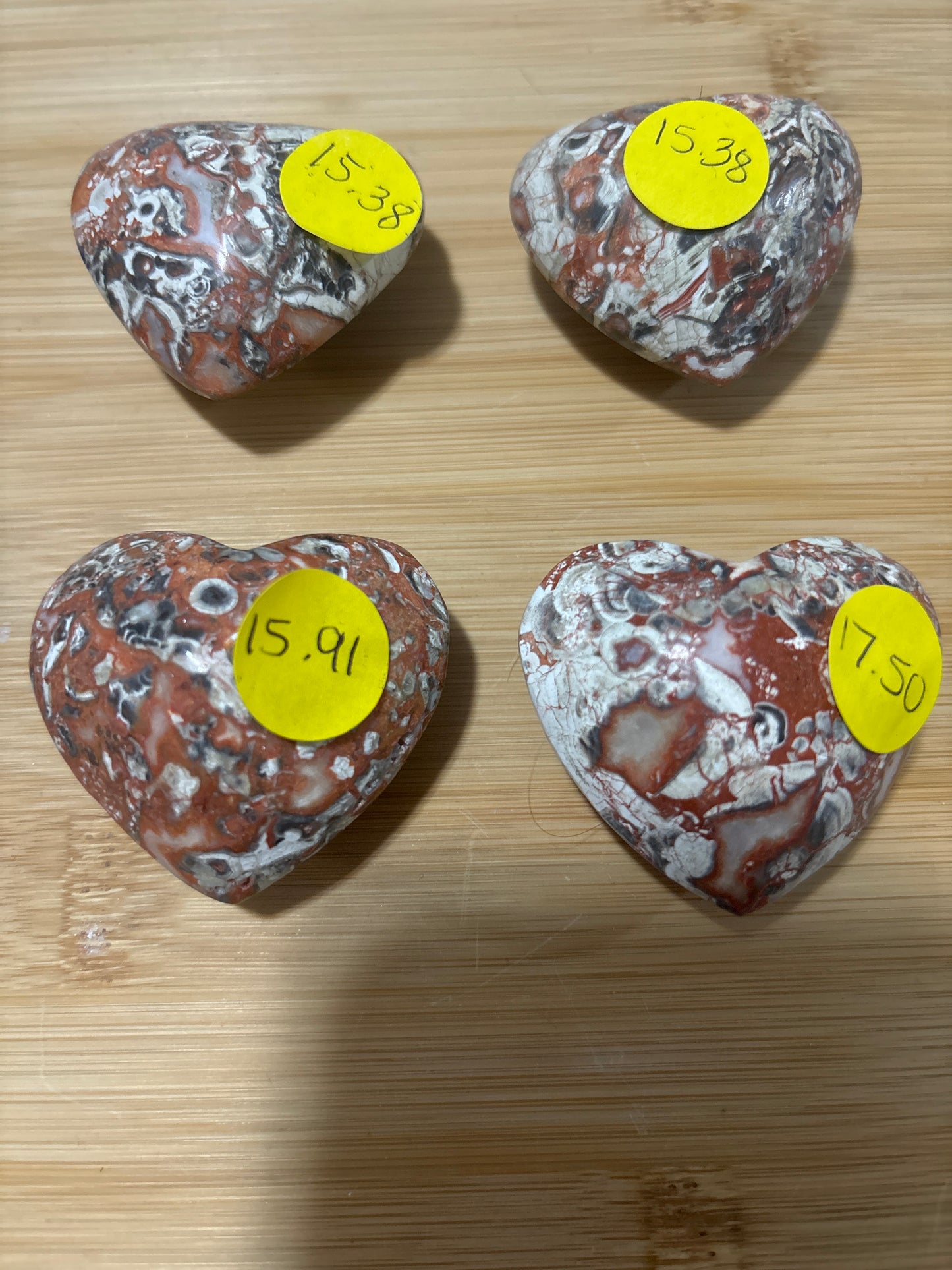 Money Agate Heart