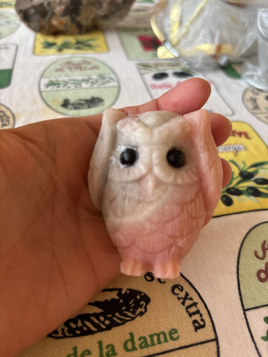 Pink Opal Owl