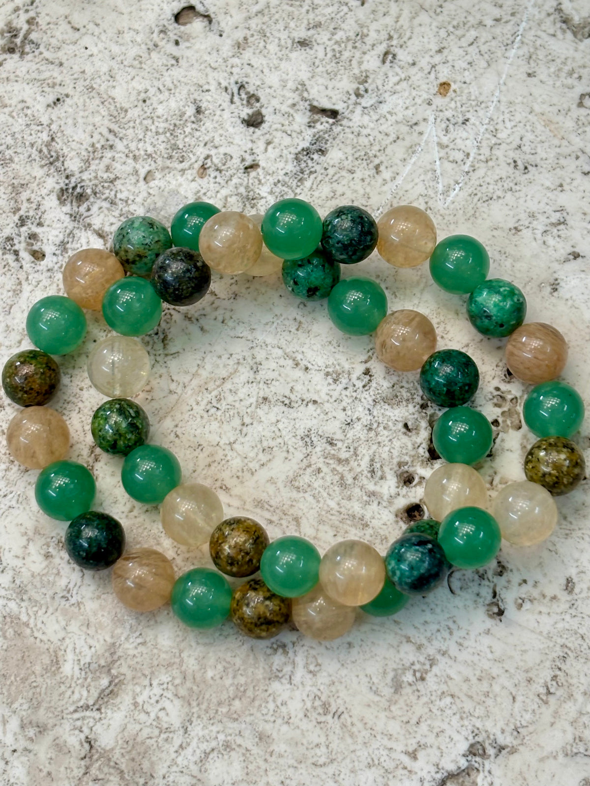 8mm Triple Prosperity Bracelet