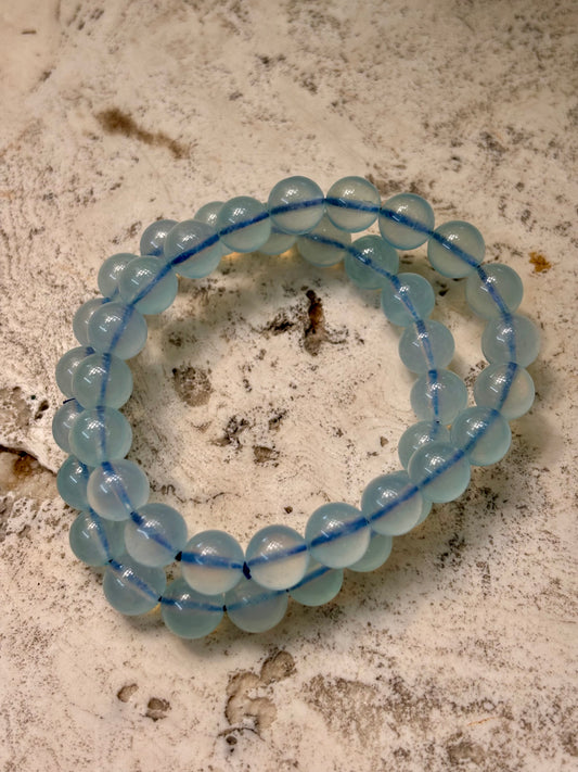 8mm Aquamarine Bracelet