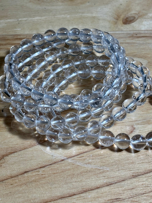 Clear Quartz 8mm Bracelet