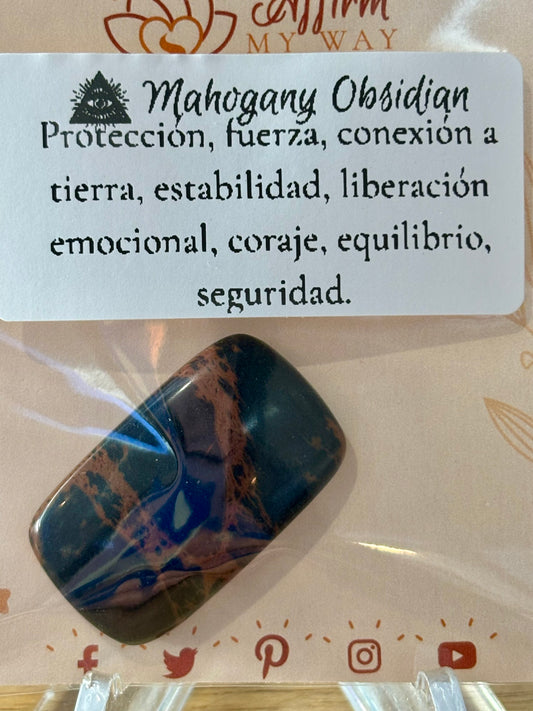 Mahogany Obsidian Cabochon