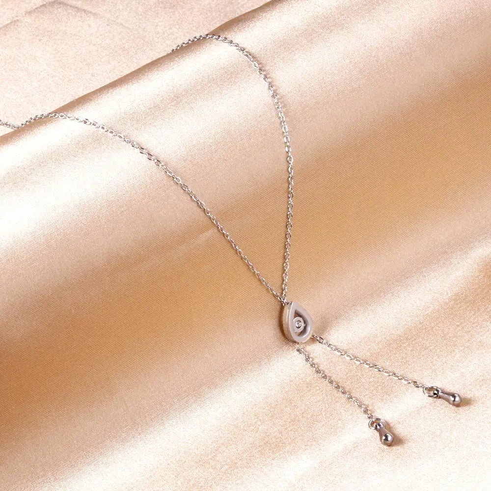 SS Silver Water Drop Necklace