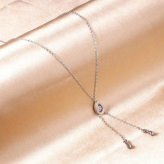 SS Silver Water Drop Necklace