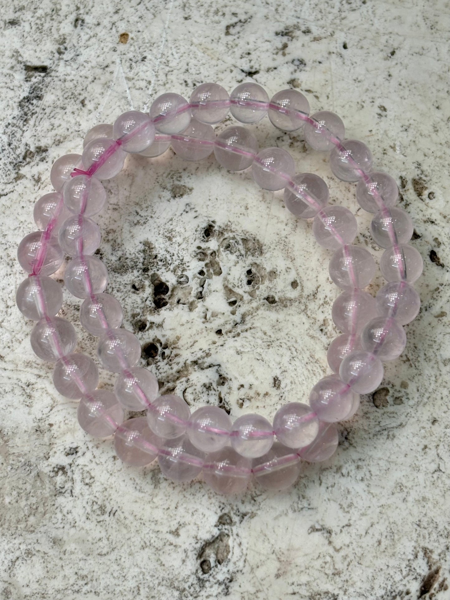 8mm Rose Quartz HQ Bracelet