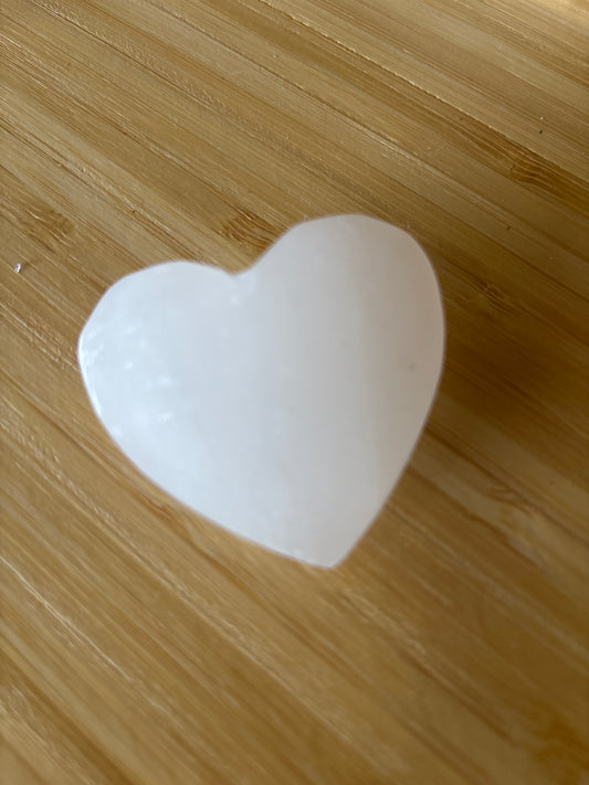 Selenite Heart