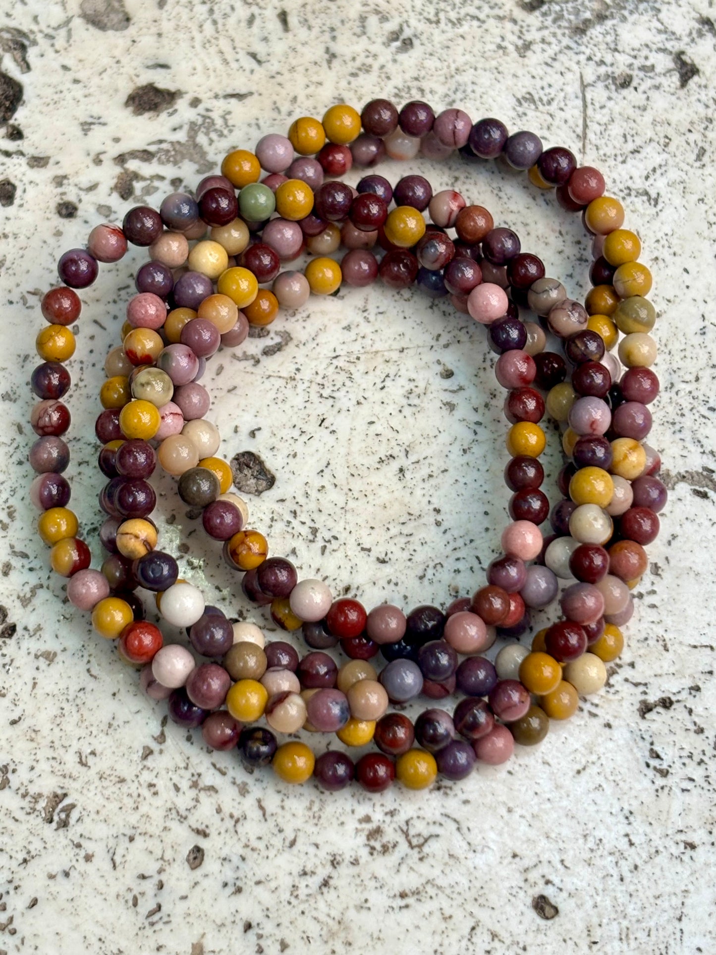 4mm Mookaite Jasper Bracelet