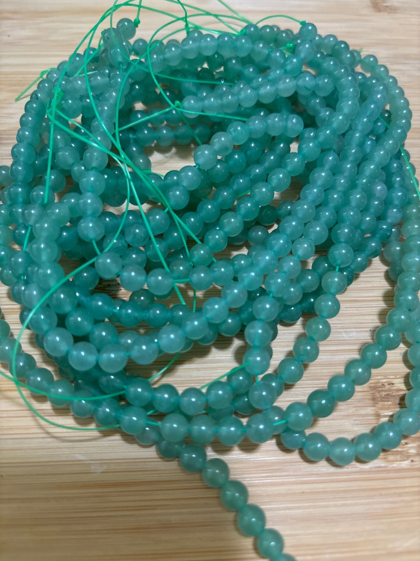 6mm Green Aventurine Bead Strand