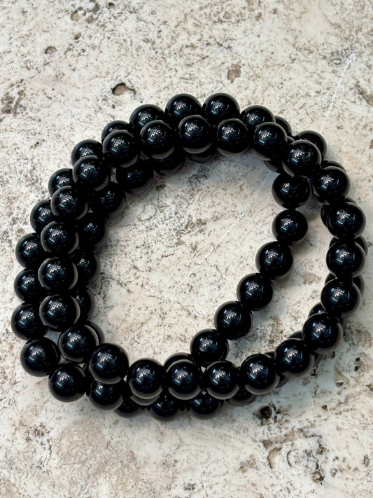 Black Obsidian 8mm Bracelet