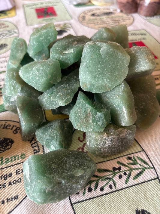 Raw Green Aventurine