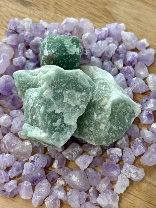 Raw Green Aventurine