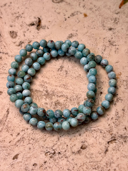 7mm Larimar Bracelet