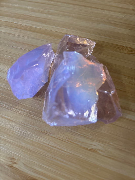 Pink Opalite Raw Stone