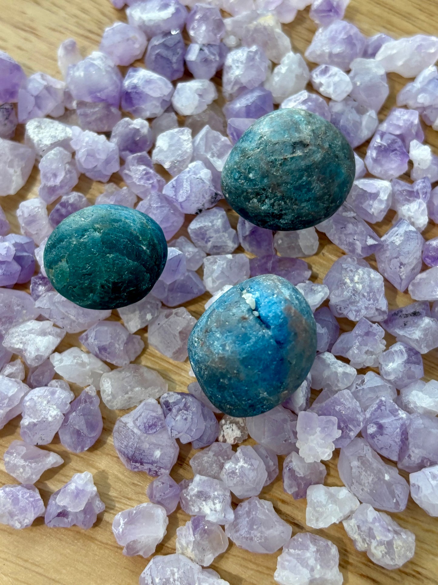 Blue Apatite Tumble