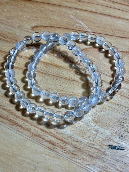 Clear Quartz 6mm Bracelet