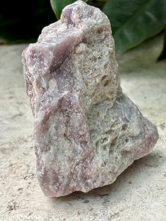Raw Pink Tourmaline in Matrix