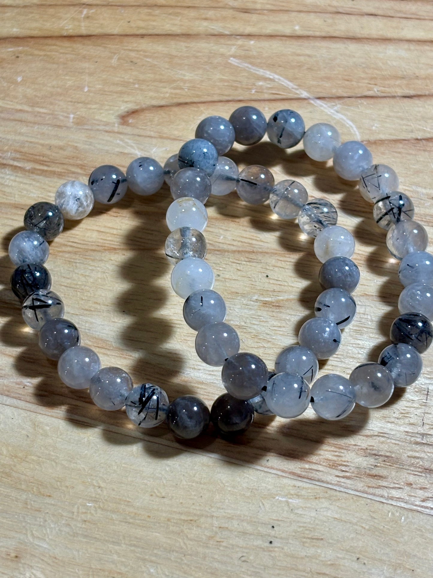 Black Rutile 8mm Bracelet