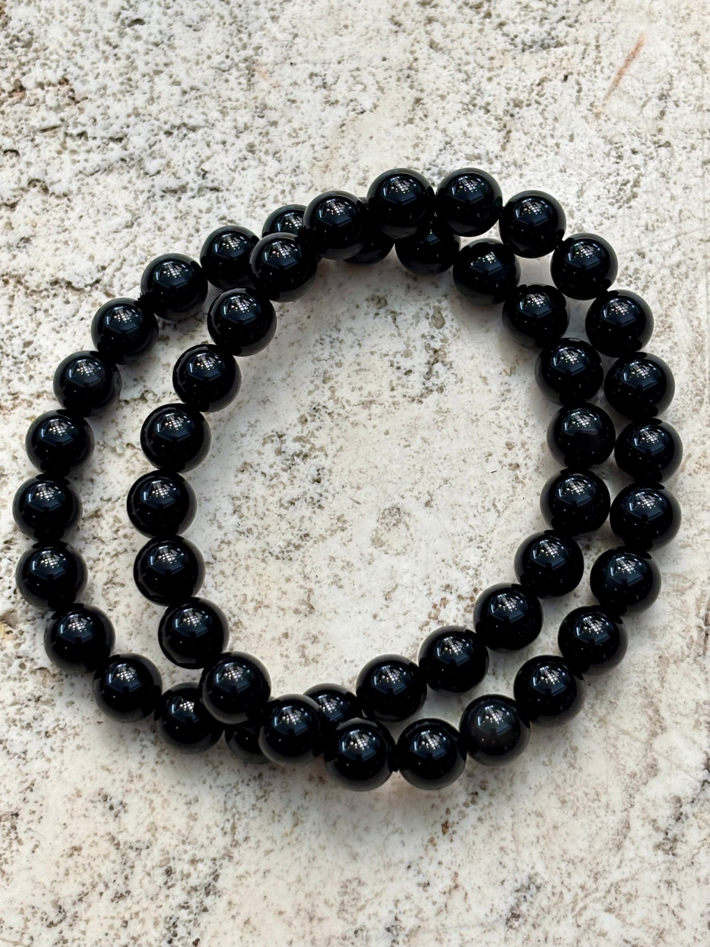 8mm Rainbow Obsidian Bracelet